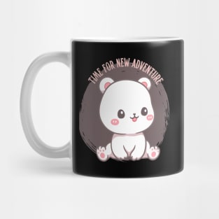 Time for new adventure Hello little bear cute baby outfit Mug